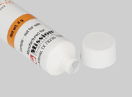 PE PCR Empty Custom Cosmetic Cream Tube D16mm 3-10ml Plastic Sample Sack With Screw Cap