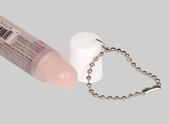 Empty Lip Balm Tube Custom Logo Round Mouth Cosmetic Plastic Tube