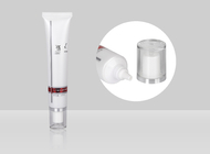 Long Nozzle Custom Cosmetic Tubes Liquid Foundation D22mm 10-30ml Plastic Soft Tube With Screw On Cap