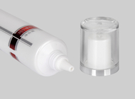 Long Nozzle Custom Cosmetic Tubes Liquid Foundation D22mm 10-30ml Plastic Soft Tube With Screw On Cap