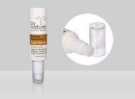 35-180ml White PE Airless Tube Cosmetic Custom Face Lotion Serum