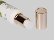 35-180ml White PE Airless Tube Cosmetic Custom Face Lotion Serum
