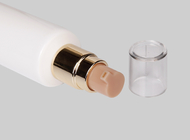 White PE Airless Pump Tube D35mm 35-110ml Cosmetic Custom Face Lotion Serum