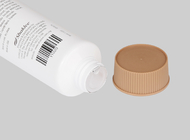 Hand Cream Custom Cosmetic Tubes Empty Plastic Squeeze D38mm 60-150ml With Vertical Stripe Screw On Cap