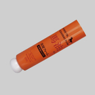 PCR PE Custom Plastic Cosmetic Tube Packaging D40mm 70-180ml Facial Cream Tube With Spherical Cover