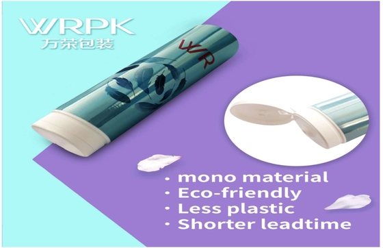D40mm 70-180ml Mono material cap tube integrated plastic reduction