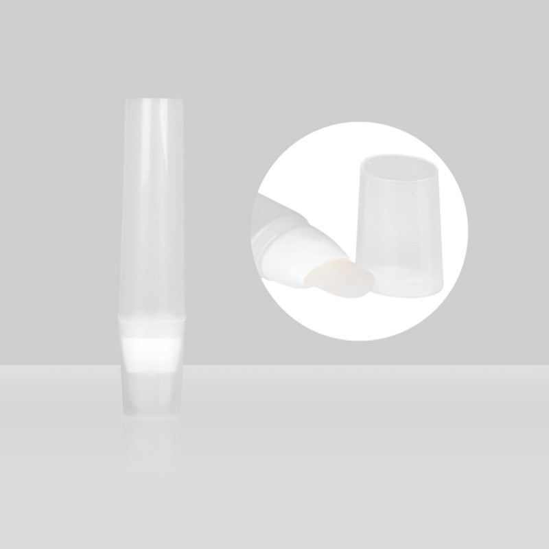 Empty Custom Cosmetic Tubes D30mm 30-60ml Rotation Silicone Tip Foundation Plastic Oval Tube