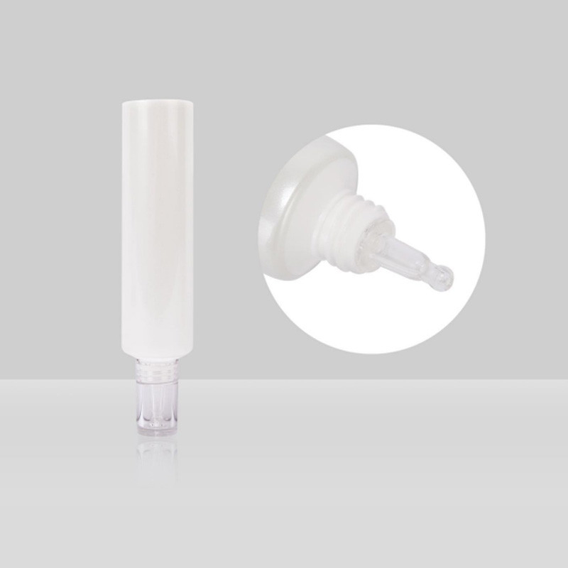 Plastic Custom Cosmetic Tubes D30mm 30-80ml Eye Cream Tube Essence Tube With Dropper
